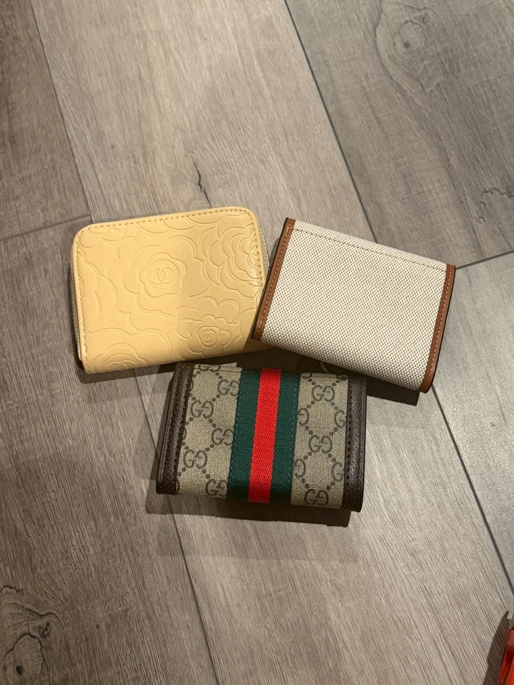 3 Wallets with Signature Monogram